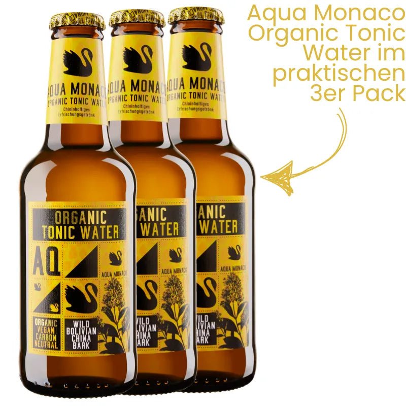 Aqua Monaco Organic Tonic Water im praktischen 3er Pack