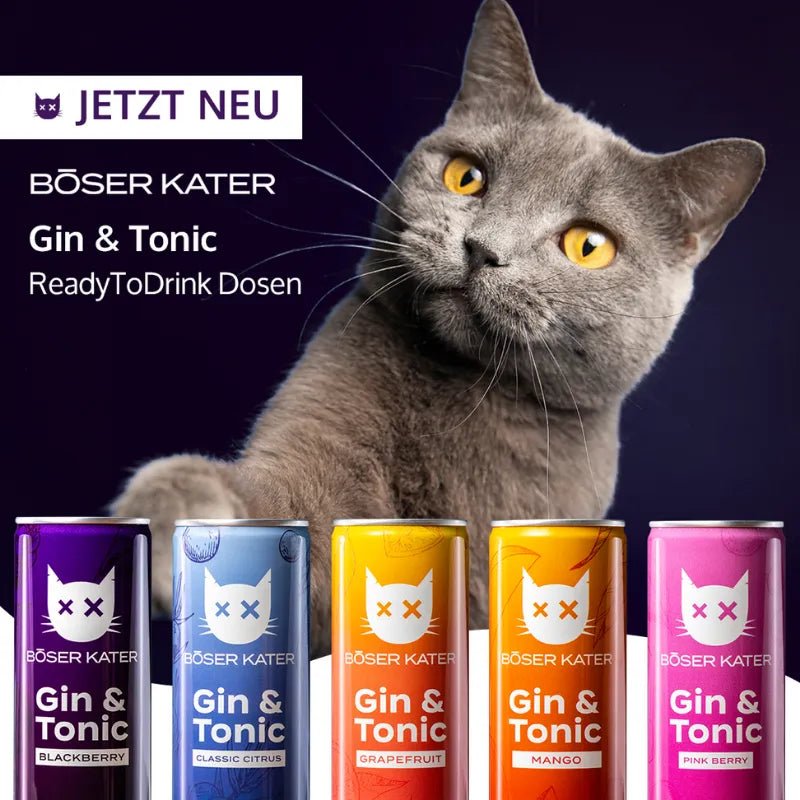 Vorteile Böser Kater Gin & Tonic Probierset mit Rüdiger