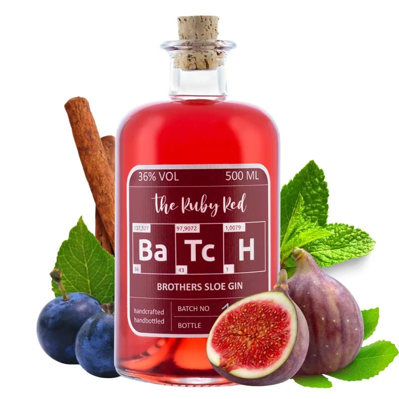 The Ruby Red Batch Sloe Gin mit Botanicals