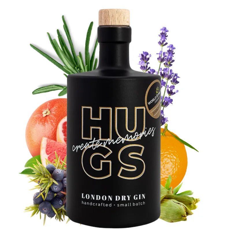 Hugs London Dry Gin mit Botanicals