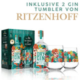 Los Muertos Mexican Dry Gin - inkl. 2 Gin Tumblern von Ritzenhoff