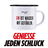 SMUTJE Tasse - Gin ist Wasser mit Gefühlen - GiNFAMILY