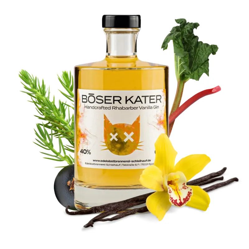 Böser Kater Rhabarber Vanilla Gin - GiNFAMILY