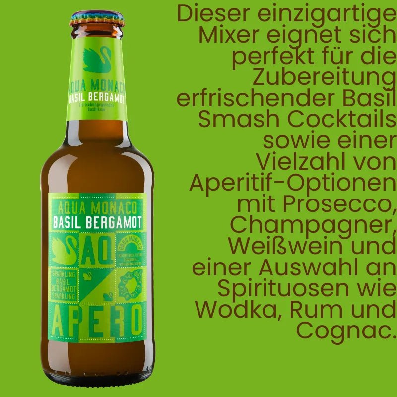 Aqua monaco Basil Bergamot - passend für eine Vielzahl an Drinks