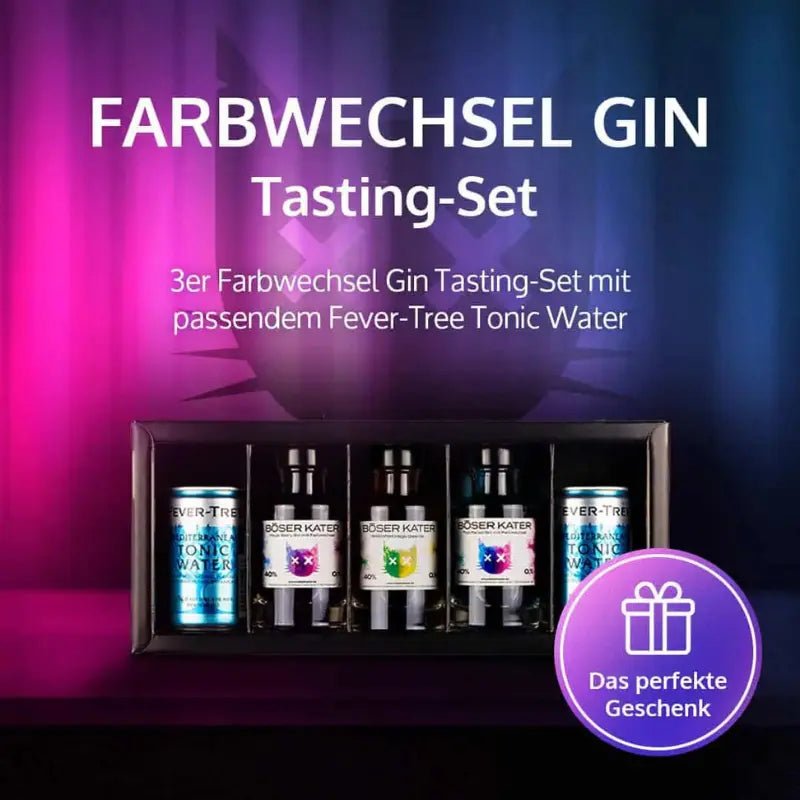 Böser Kater 3er Farbwechsel Gin Geschenkeset - GiNFAMILY