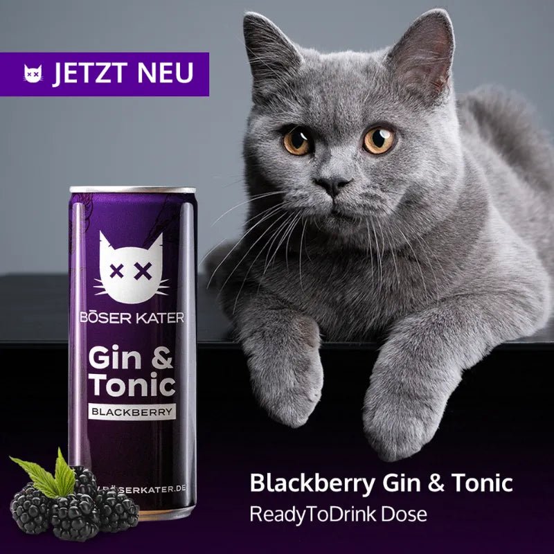 Vorteile Böser Kater Gin & Tonic Blackberry mit Rüdiger