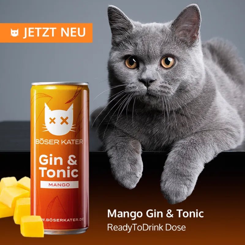 Vorteile Böser Kater Gin & Tonic Mango mit Rüdiger