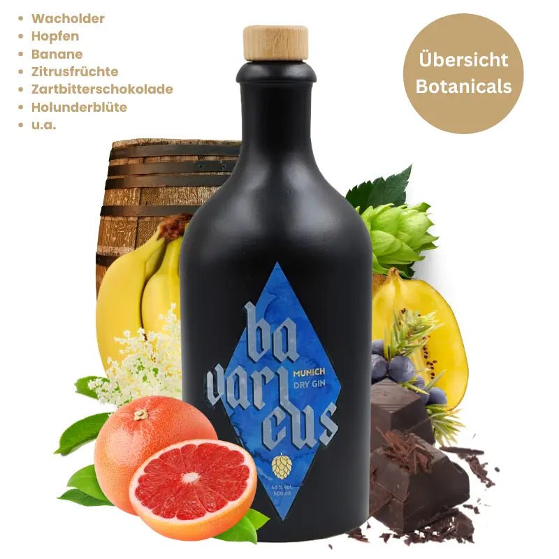 Bavaricus Cask Aged Chocolate Banana Dry Gin - Woodford Double Oak Edition - GiNFAMILY