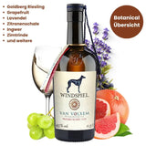 Botanicalübersicht Windspiel Premium Dry Gin van Volxem