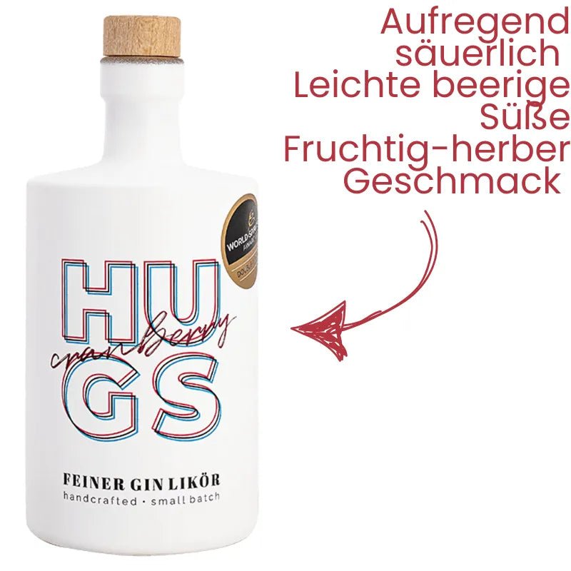 Geschmack des Hugs Cranberry Gin Likör