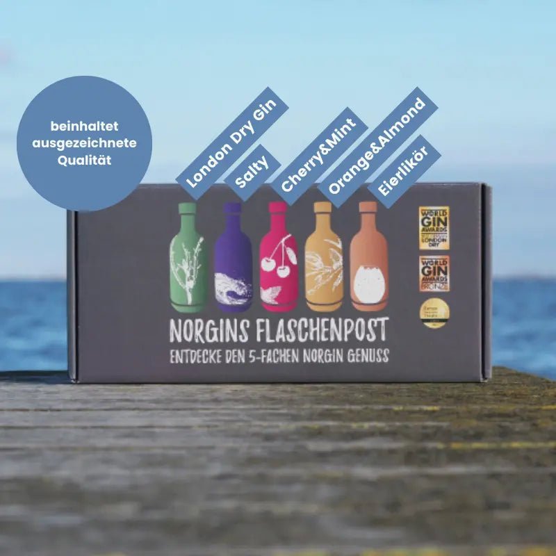 NORGINs geschmackvolle Flaschenpost