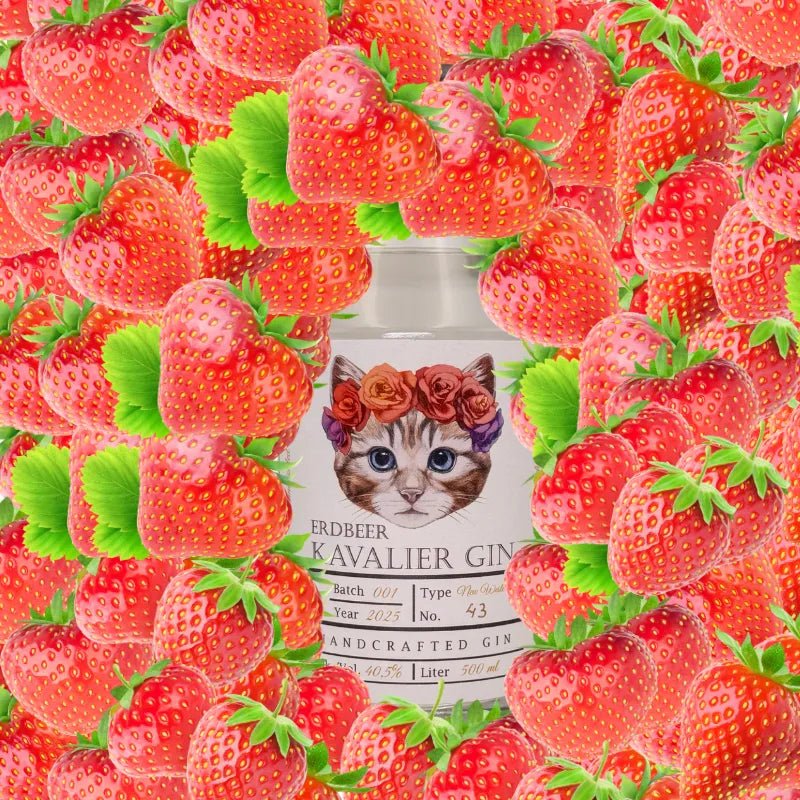 Lilienthal Erdbeer Kavalier Gin mit Erdbeeren