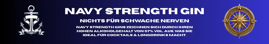 Kategoriebanner Navy Strength Gin