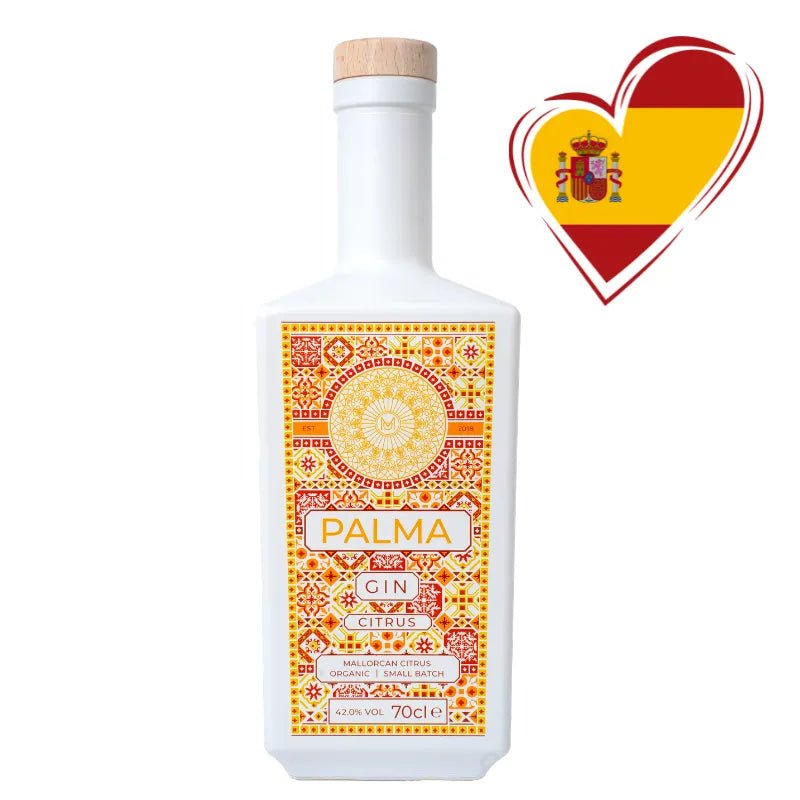 Palma Gin mit spanischer Flagge