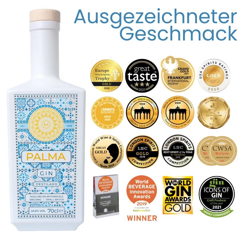Palma Gin mit Auszeichnungen
