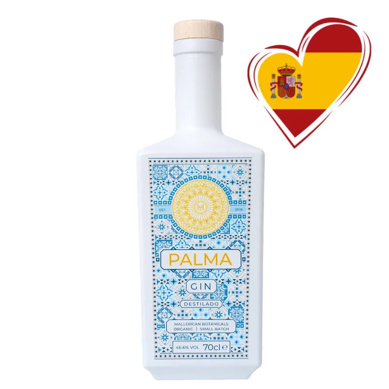Palma Gin mit spanischer Flagge