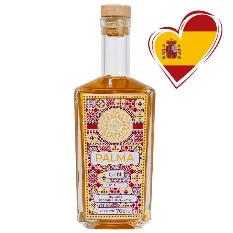 Palma Spiced Gin mit spanischer Flagge