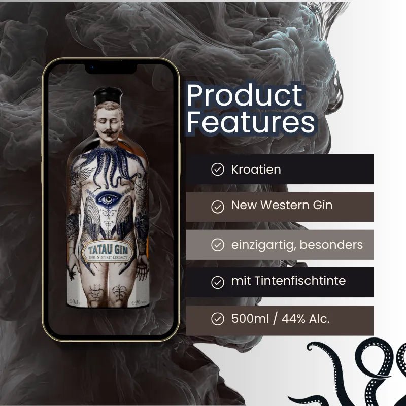 Product Features Tatau Gin