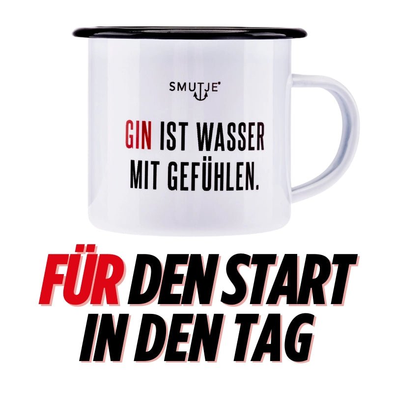 SMUTJE Tasse - Gin ist Wasser mit Gefühlen - GiNFAMILY