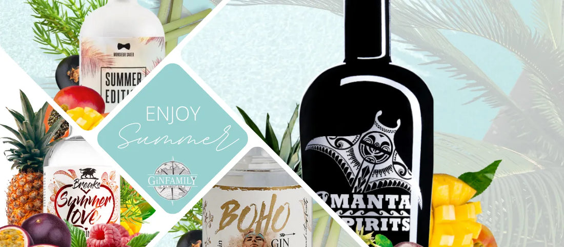 Enjoy Summer mit den sommerlichen Gins bei GiNFAMILY