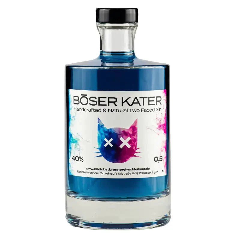 2er Bundle Böser Kater Farbwechsel Gin + Glas - GiNFAMILY