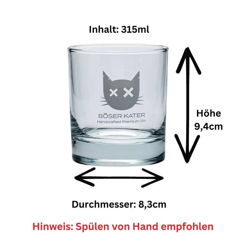 2er Bundle Böser Kater Farbwechsel Gin + Glas - GiNFAMILY