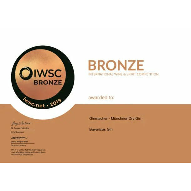 Bavaricus Munich Dry Gin - GiNFAMILY