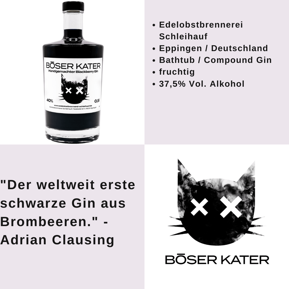 Böser Kater Blackberry Gin - GiNFAMILY