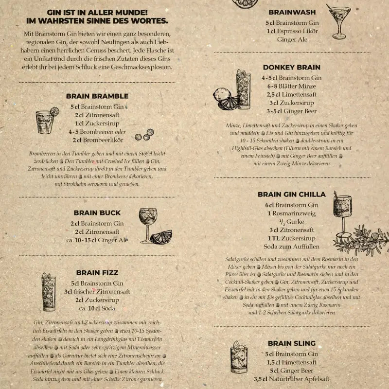 Brainstorm Original Gin - GiNFAMILY