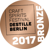 Auszeichnung Craft Spirits Festival Destille Berlin Bronzemedaille 2017 