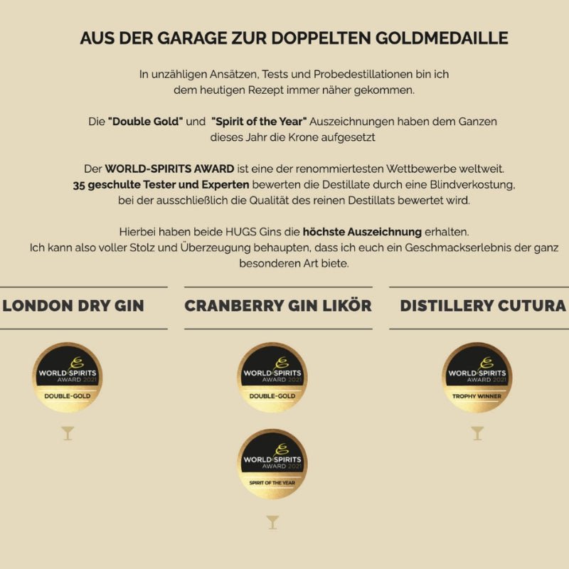 HUGS London Dry Gin - GiNFAMILY